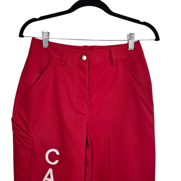 Lululemon Carpenter HR Pant TCA Water Repellent Barrel Leg Pants Red Size 26 - Picture 5 of 14